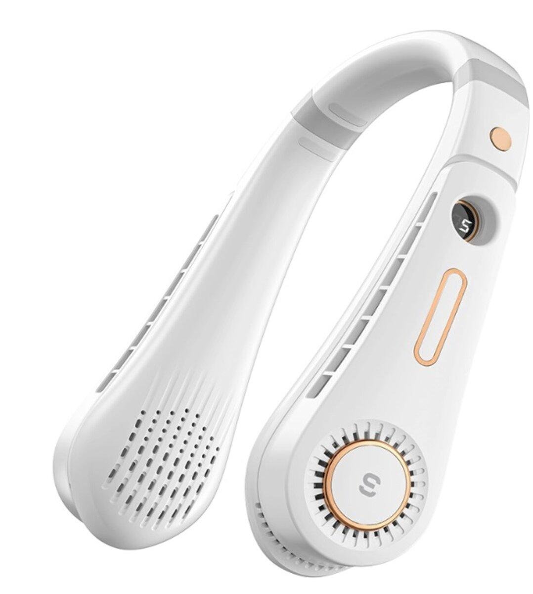 Вентилятор портативный на шею Essager EFS02-MX02-Z 2500 mAh White (EFS02-MX02-Z)