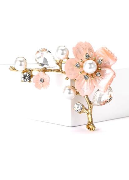 Брошка Квітка сливи Рожевий (8494671)