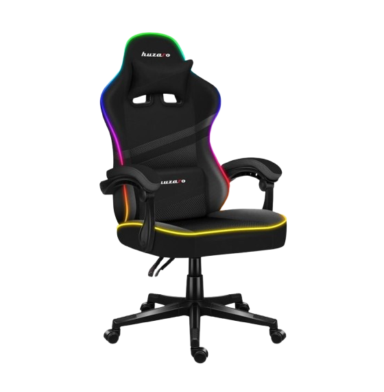 Крісло комп'ютерне Huzaro Force 4.4 тканина RGB Black (2371518019)