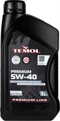Масло моторное Temol Premium 5W-40 1 л
