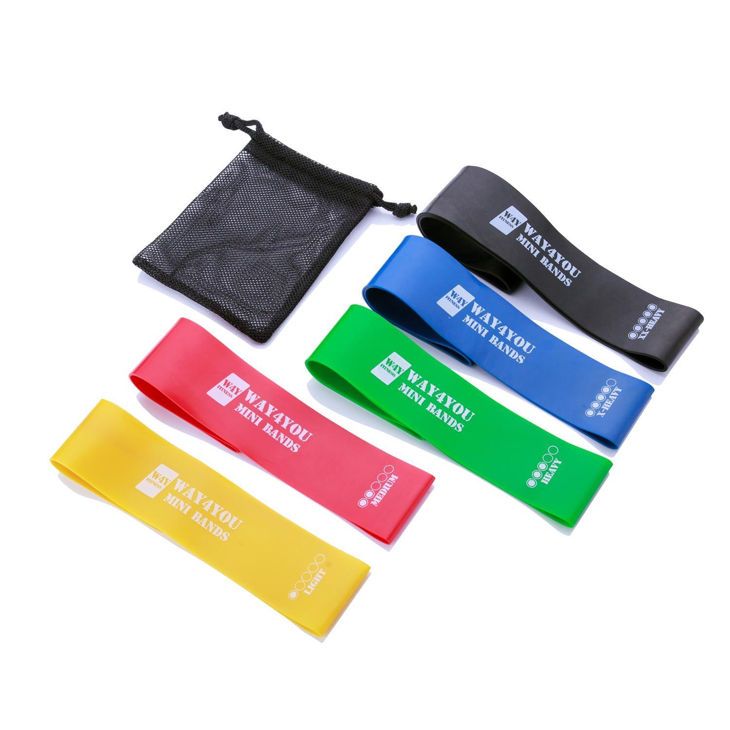 Резинки для фитнеса Way4you Mini Bands Set Pro 5 шт. (w40128) - фото 2