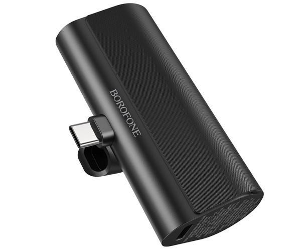 Батарея портативная Borofone BJ35 Pocket Type-C 5000mAh Black Батарея портативная Borofone BJ35 Pocket Type-C 5000mAh Black