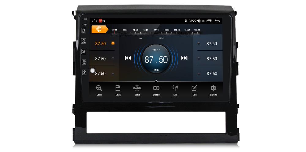 Автомагнитола штатная Torssen F9332 для Toyota LC200 2016- г. 4G Carplay 3/32 GB 9" (21210556)