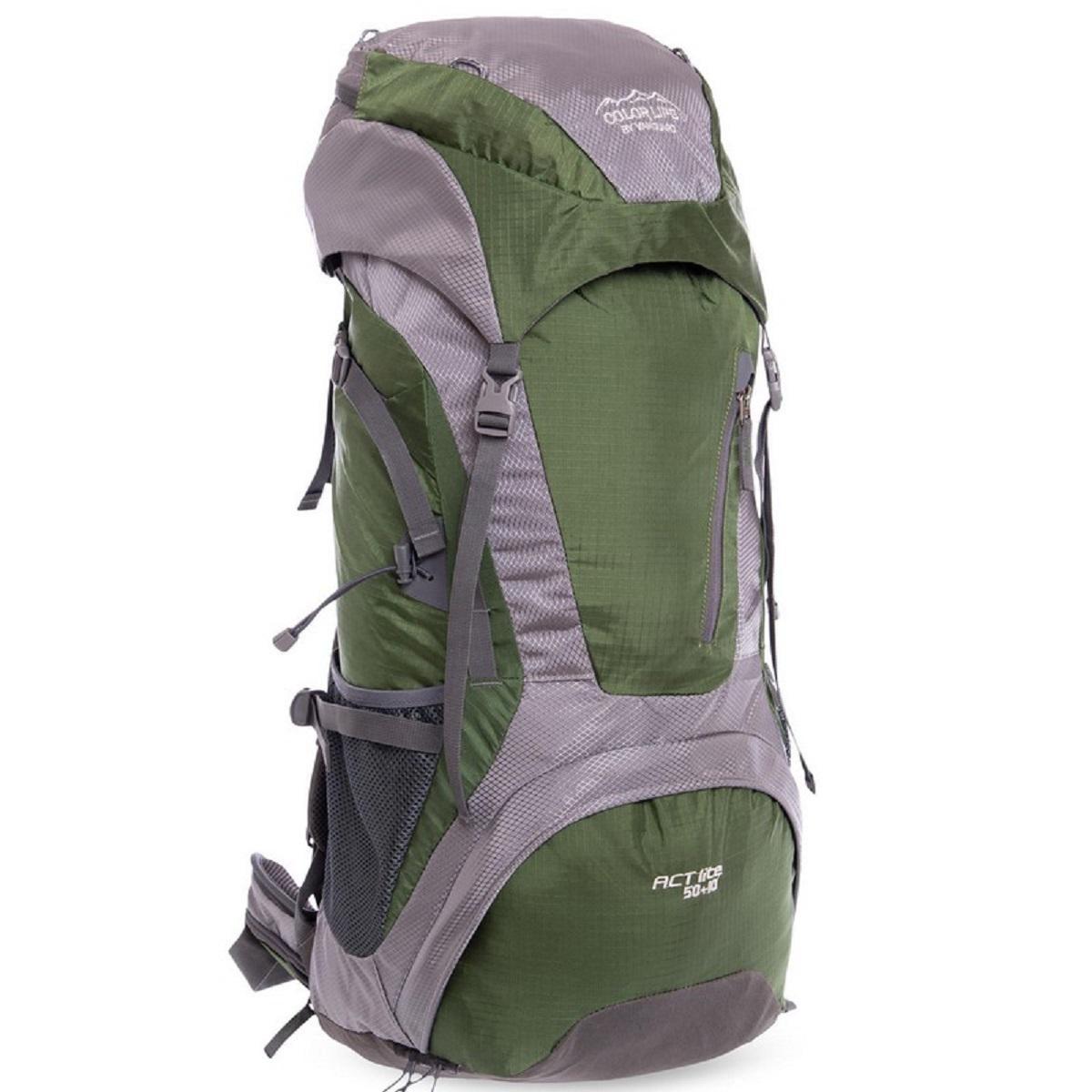 Туристический рюкзак Color Life 172 каркасный 60 л нижний вход Оливковый (GA-172-O)