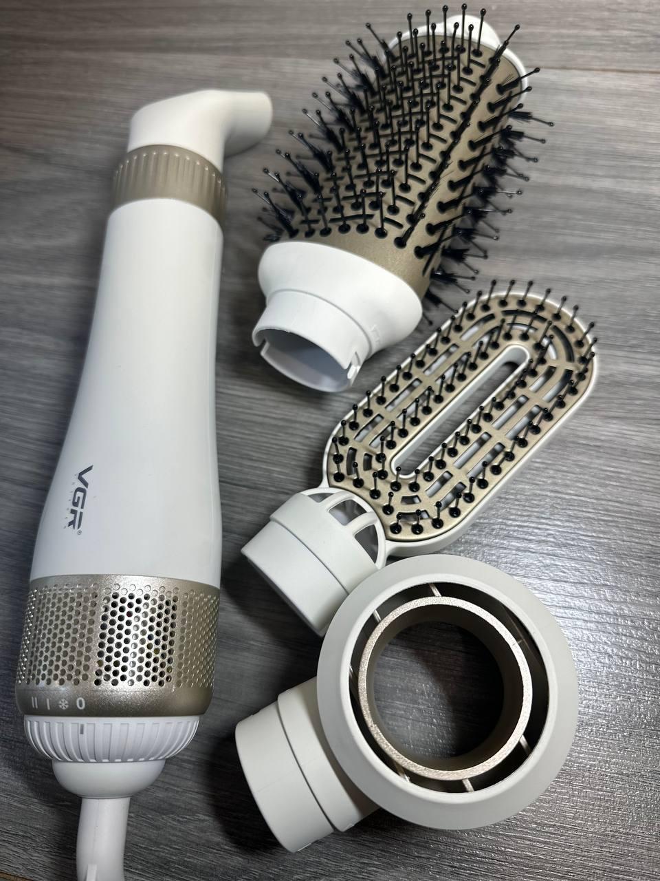 Фен-щетка для волос VGR V-493 4в1 Белый (20227732)