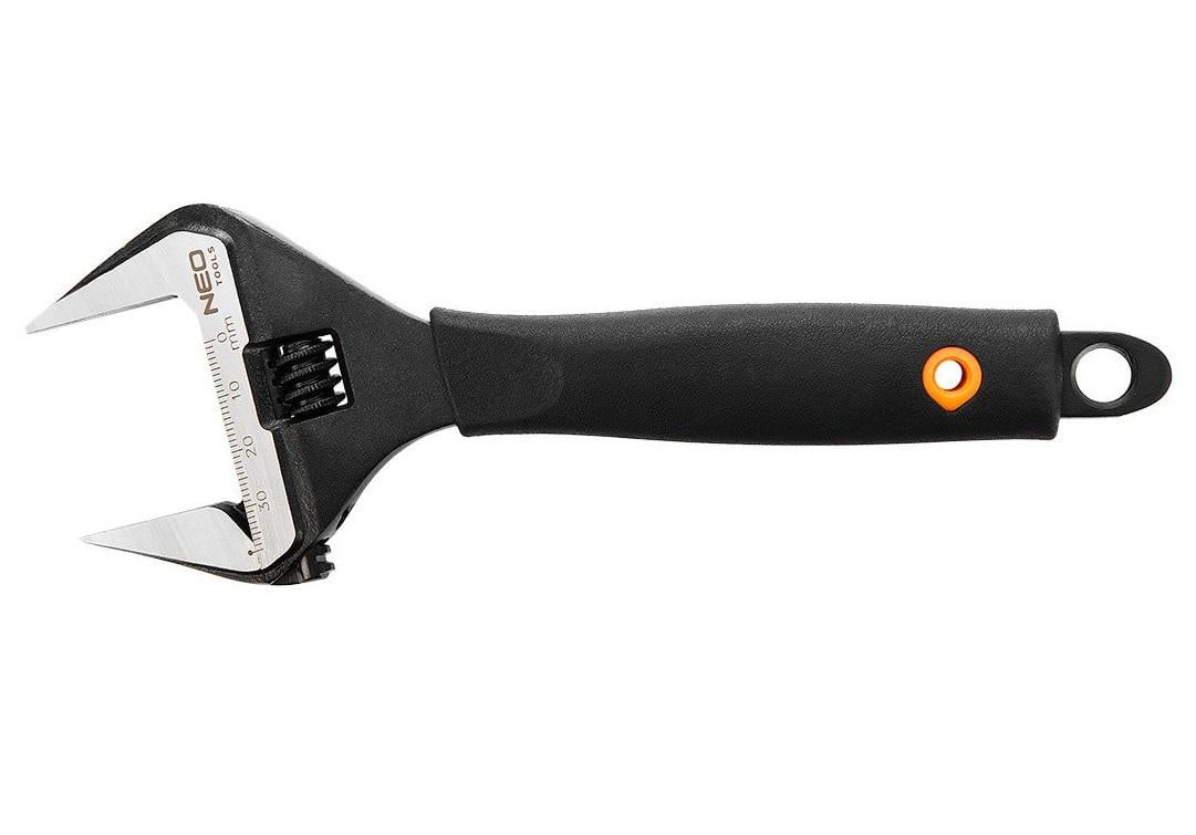 Ключ разводной Neo Tools 03 014 200 мм кованая сталь CrV диапазон 0 38 мм