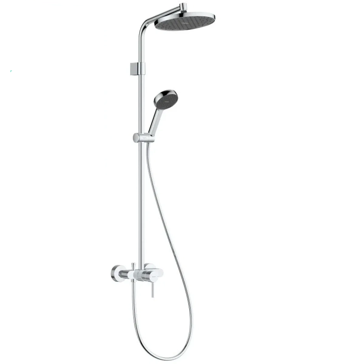 Душевая система Hansgrohe Activera S 240 1jet EcoSmart Varia с регулировкой высоты металл Хром (28875000)