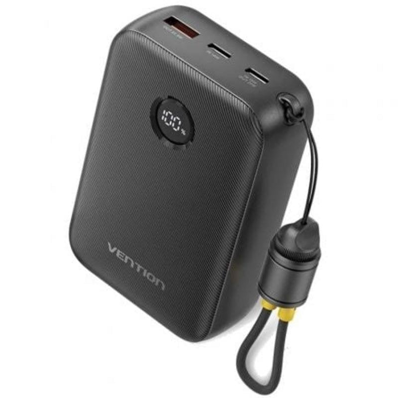 Повербанк Vention FKBB0-C 20000 mAh 22,5W із вбудованим кабелем (2882317009) Повербанк Vention FKBB0-C 20000 mAh 22,5W із вбудованим кабелем (2882317009)