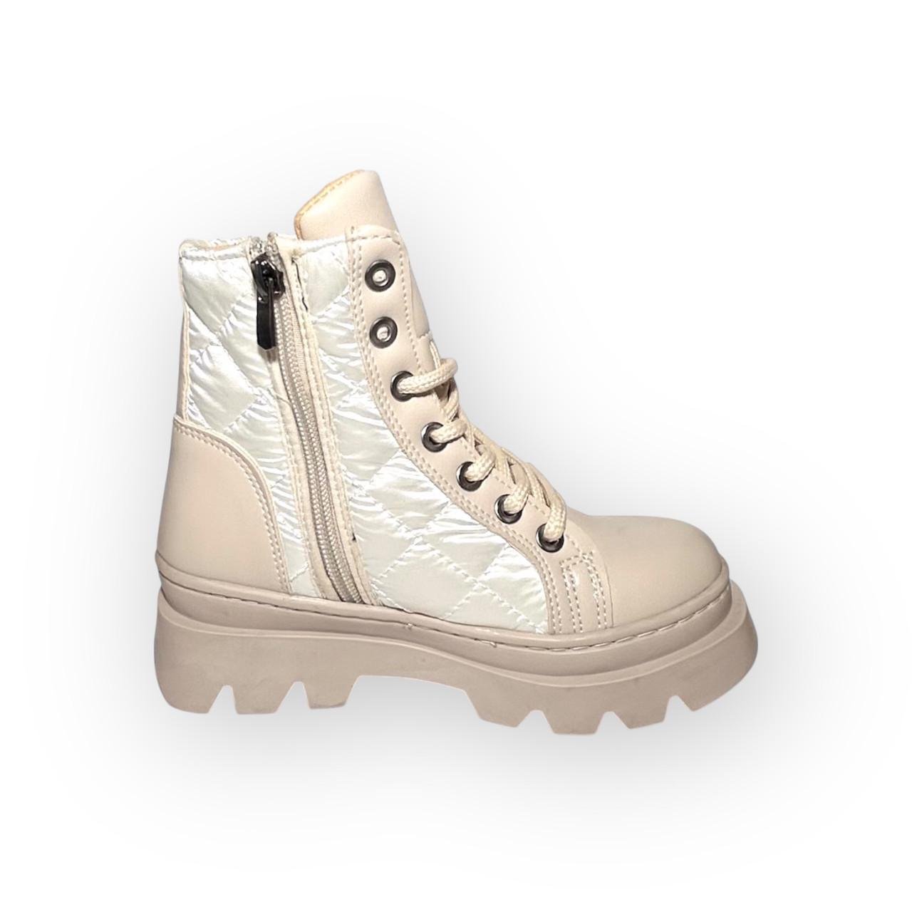 Черевики дитячі демісезонні Minican для дівчинки р. 31/19,5 см Бежевий (003) - фото 4 Черевики дитячі демісезонні Minican для дівчинки р. 31/19,5 см Бежевий (003) - фото 4