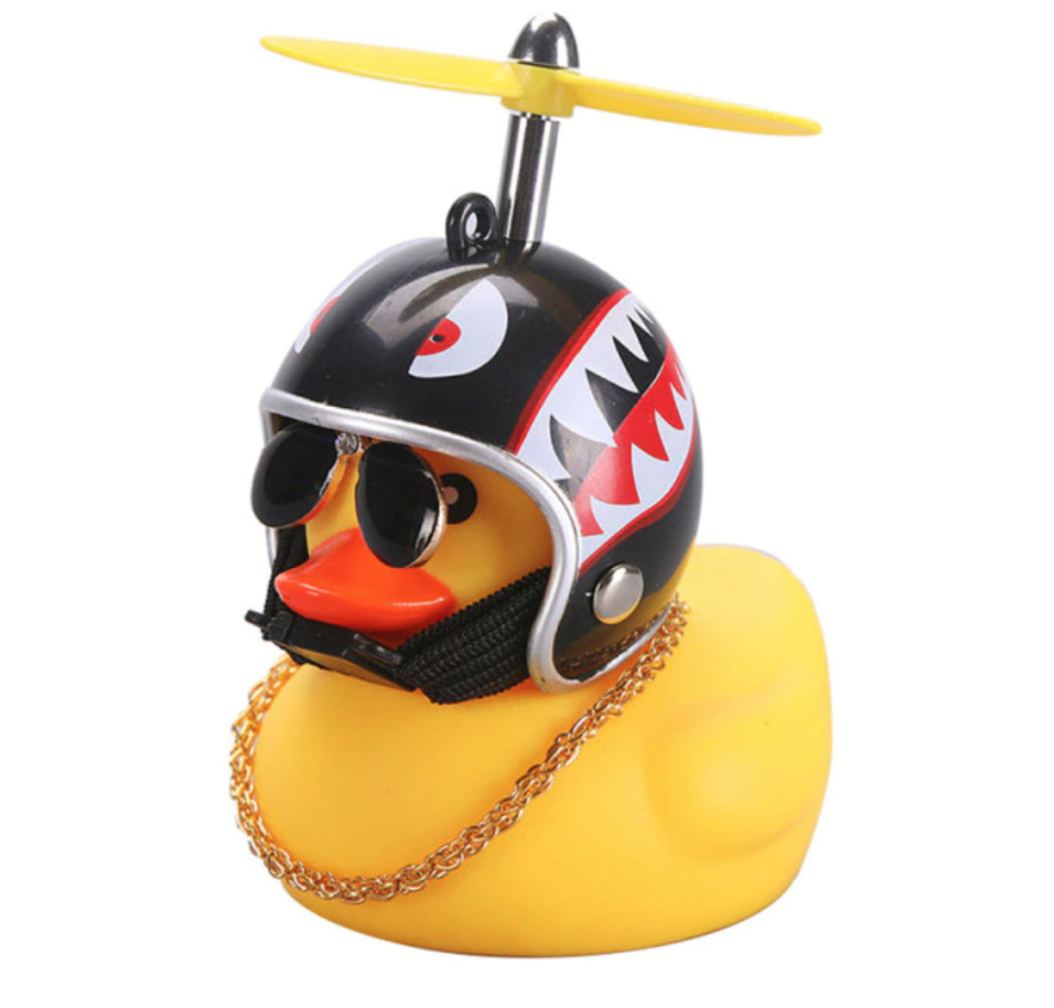 Качка автомобільна з шоломом та кріпленням 5181 Shark Teeth Black (4204861) Качка автомобільна з шоломом та кріпленням 5181 Shark Teeth Black (4204861)