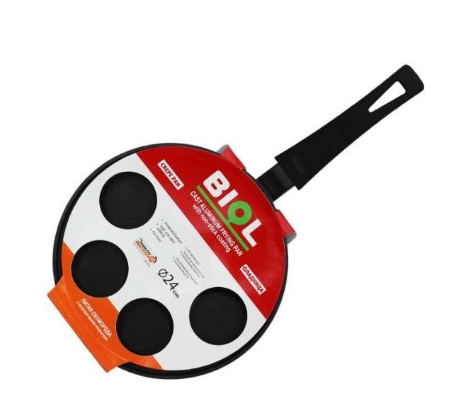 Сковорода оладніца з антипригарним покриттям Биол 24 см (СО24ZP)