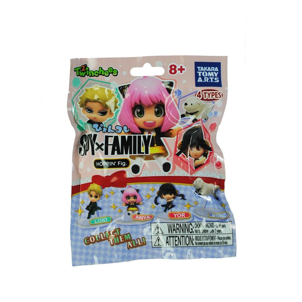 Колекційна фігурка-сюрприз стрибаюча Tomy Spy&Family Twinchees (2663272419)
