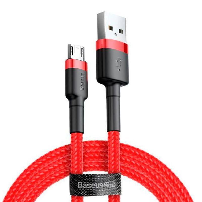 Кабель Baseus CAMKLF-C09 Cafule Cable USB to MicroUSB 1,5A 2 м Red