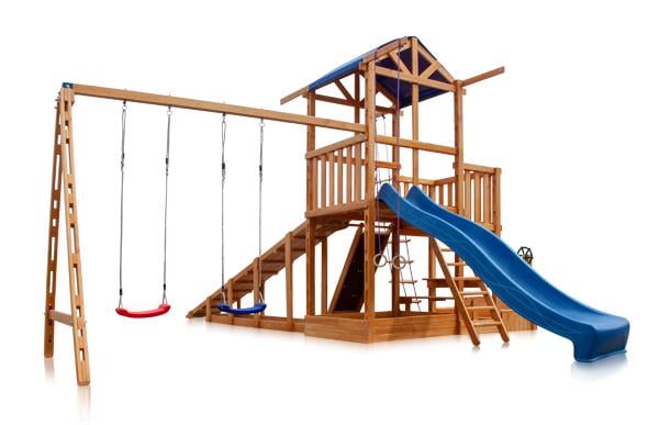 Детская площадка Капитан Babyland-13 с зимней горкой (ASportBaby290)