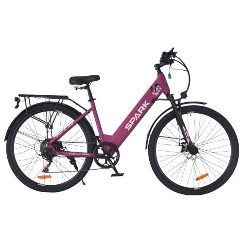 Велосипед с электромотором Spark E-CITY EASY WAY 18" 48V 500W 12,5 Ah Фиолетовый матовый (000239959)