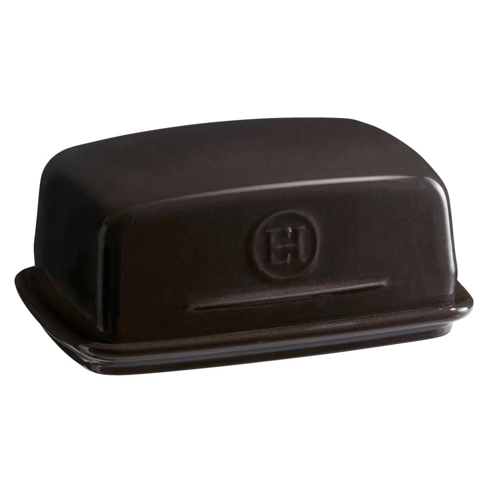 Масленка керамическая Emile Henry Butter Dish 17 см Черный (710225) Масленка керамическая Emile Henry Butter Dish 17 см Черный (710225)