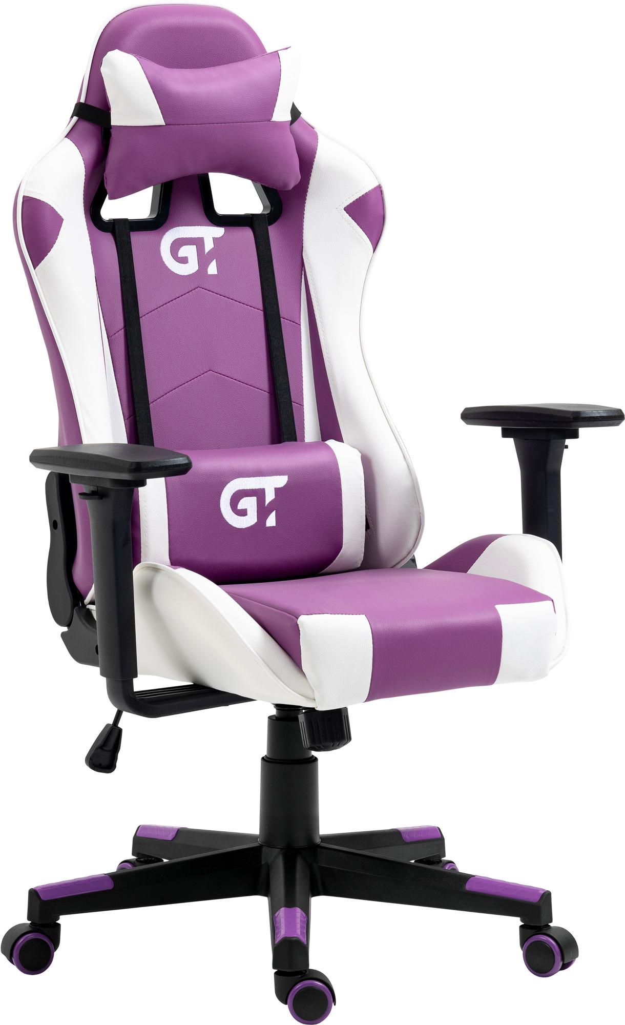 Детское кресло для письменного стола GT Racer X-5934-B Kids White/Violet - фото 1