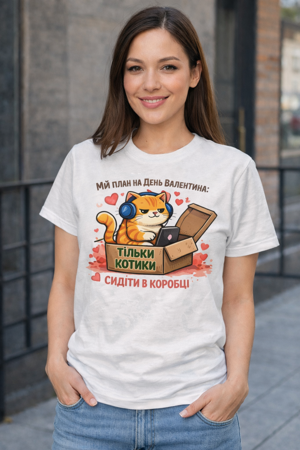 Футболка с принтом женская XS Белый (209eaf66)