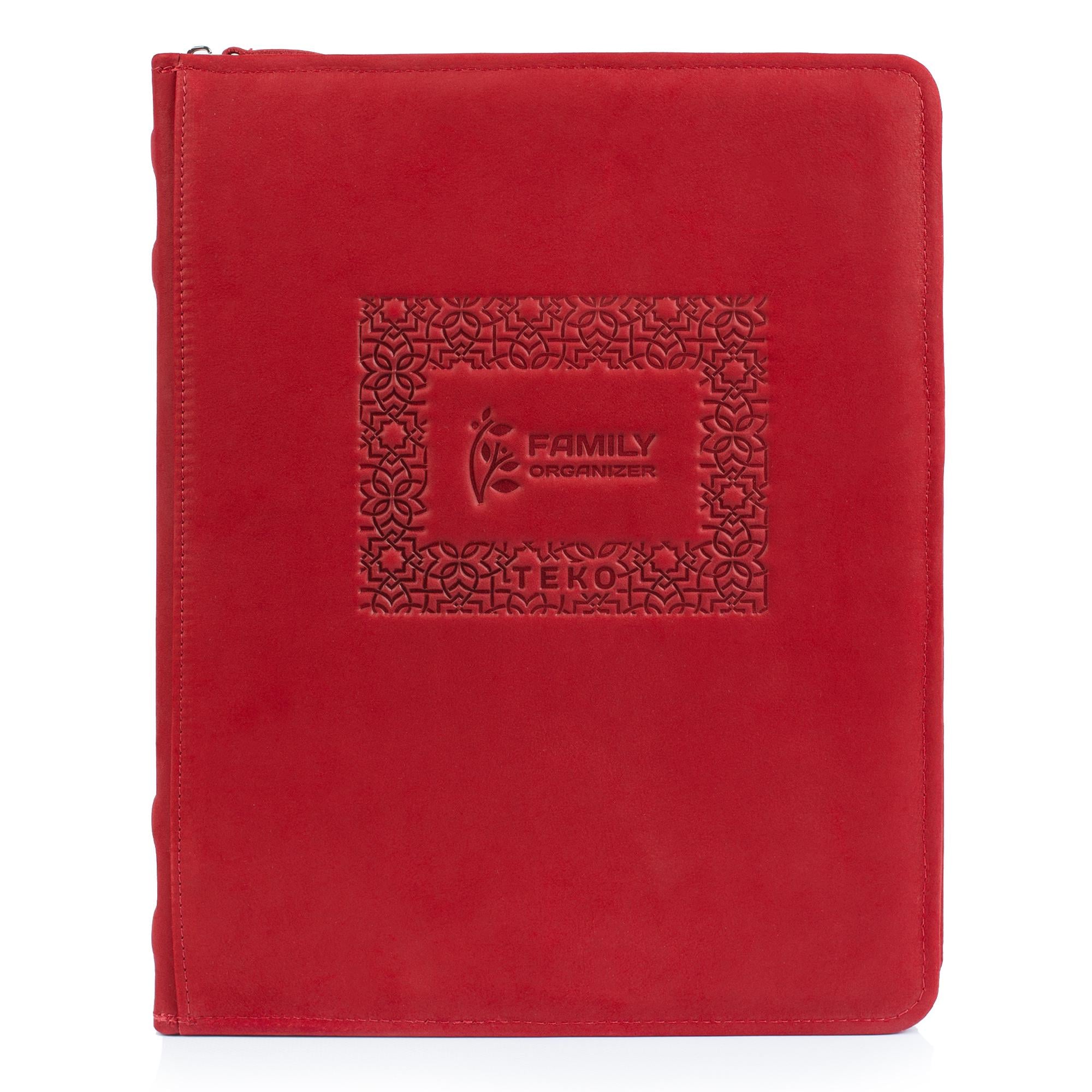 Папка кожаная для семейных документов А4 Красный (Н530-00-316560)