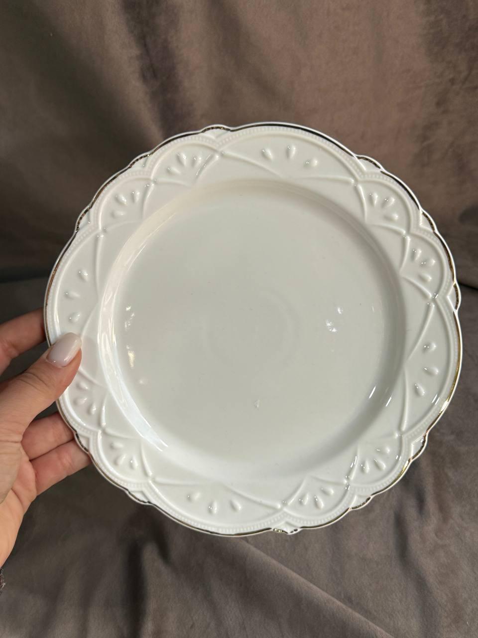 Тарілка десертна YIWU HP-20-37 керамічна 20 см Білий (HP-20-37) - фото 3 Тарілка десертна YIWU HP-20-37 керамічна 20 см Білий (HP-20-37) - фото 3