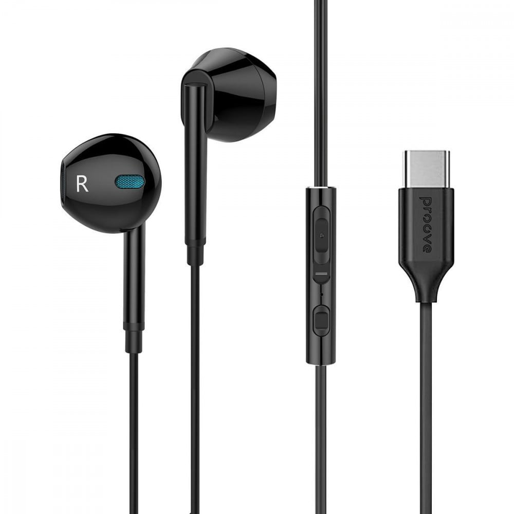 Наушники проводные Proove Scape C3 Type-C Black (596550001)