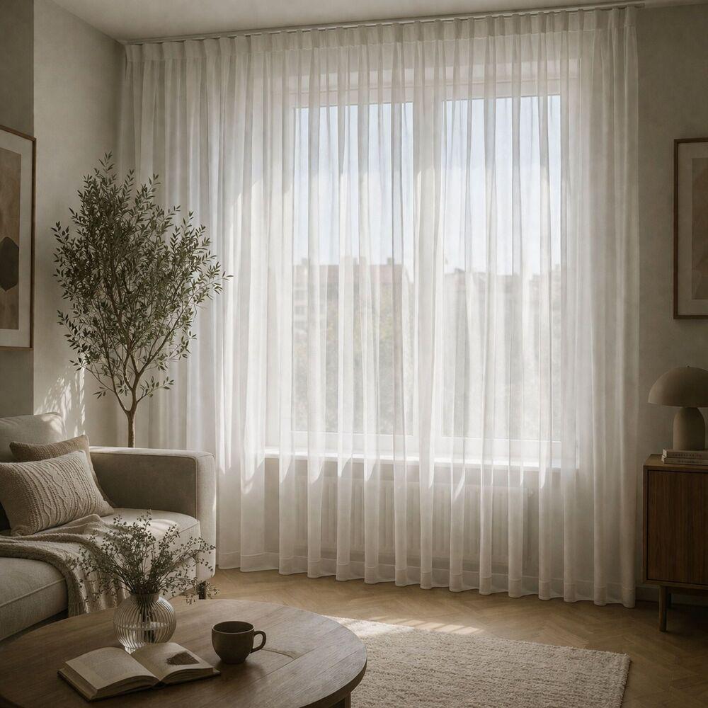 Ткань шелк IDEIA V-50 320 см 50 г/м2 с эффектом персика Белый