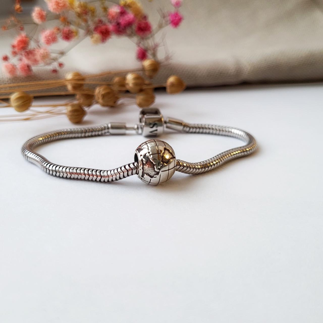 Шарм Глобус без каміння срібло 925 проби 2,71 г (84634ч)