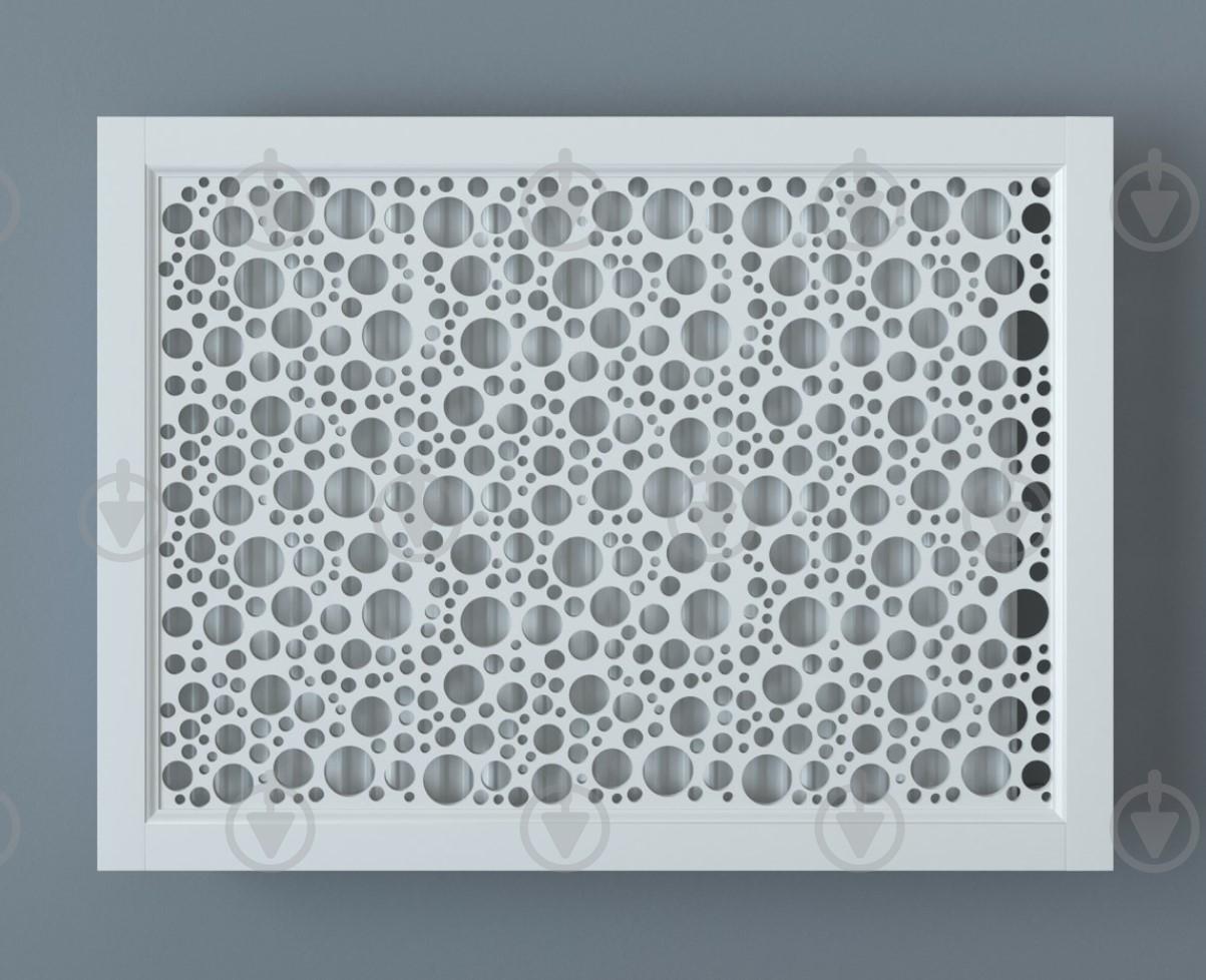 Экран-решетка декоративная на батарею отопления R43-F70 Белый (25622647) - фото 2 Экран-решетка декоративная на батарею отопления R43-F70 Белый (25622647) - фото 2