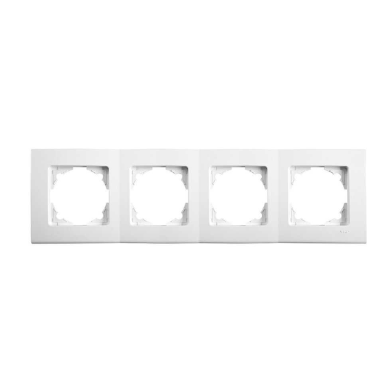 Рамка горизонтальная VIKO Linnera 4-я Белый (31475320)