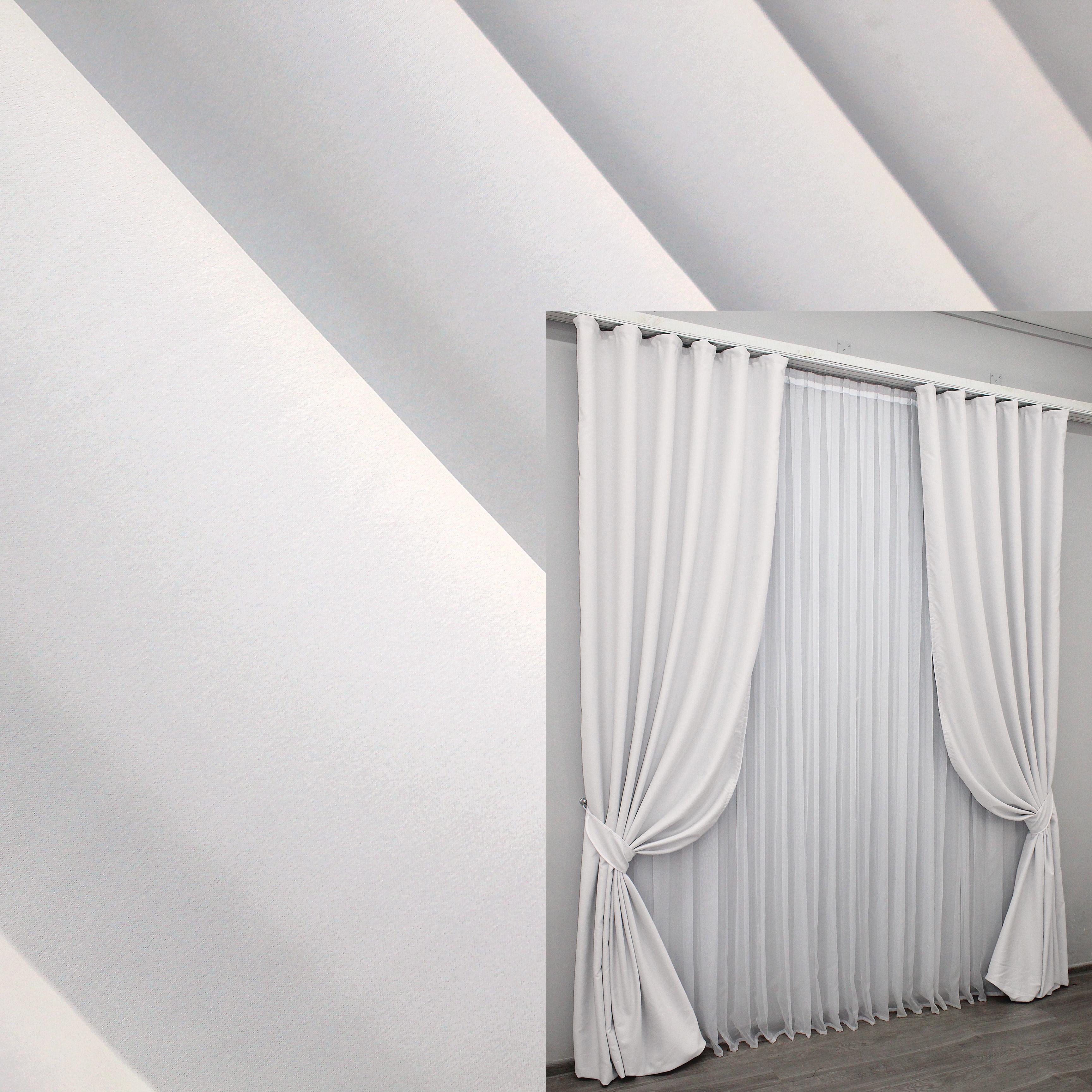 Комплект штор VR-Textil Midnight № 1223ш блекаут 150х290 см 2 шт. Світло-сірий (33-0056) - фото 4 Комплект штор VR-Textil Midnight № 1223ш блекаут 150х290 см 2 шт. Світло-сірий (33-0056) - фото 4