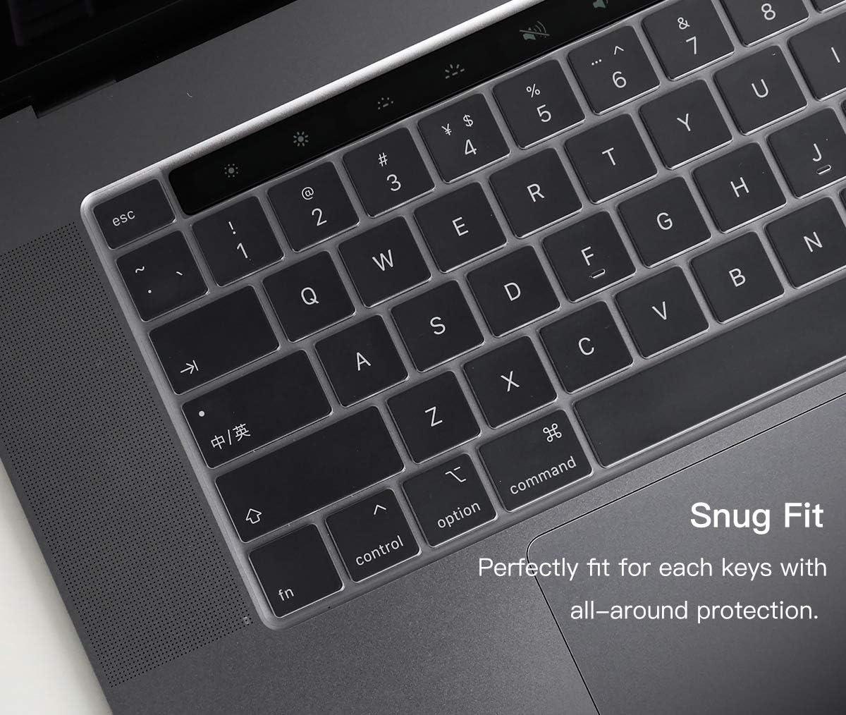 Чехол ультратонкий для клавиатуры для MacBook one size x002wm98kx Прозрачный - фото 4 Чехол ультратонкий для клавиатуры для MacBook one size x002wm98kx Прозрачный - фото 4