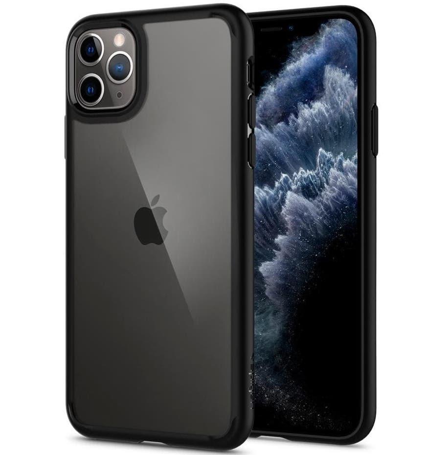 Чехол-накладка Spigen Ultra Hybrid Case for iPhone 11 Pro, Matte Black (077CS27234)
