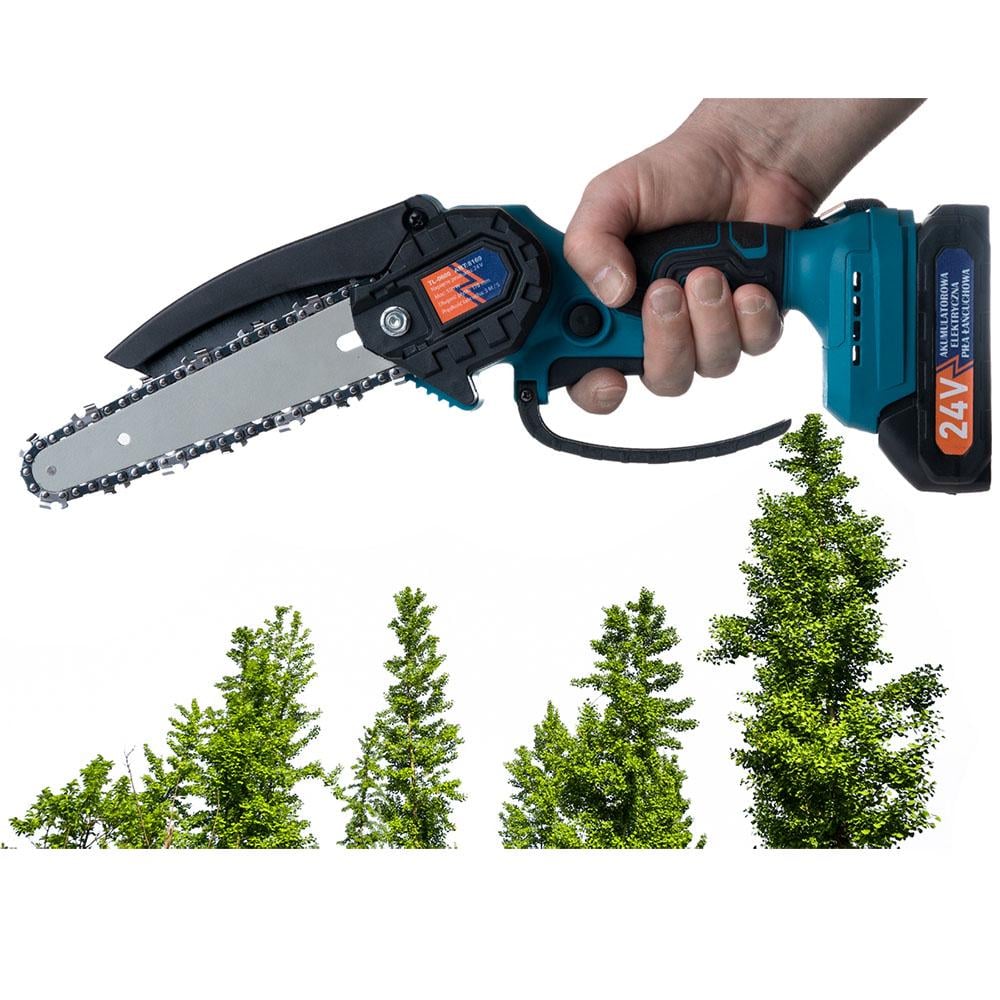 Пилка цепная аккумуляторная Domotec 8” 24 В 20 см - фото 4 Пилка цепная аккумуляторная Domotec 8” 24 В 20 см - фото 4