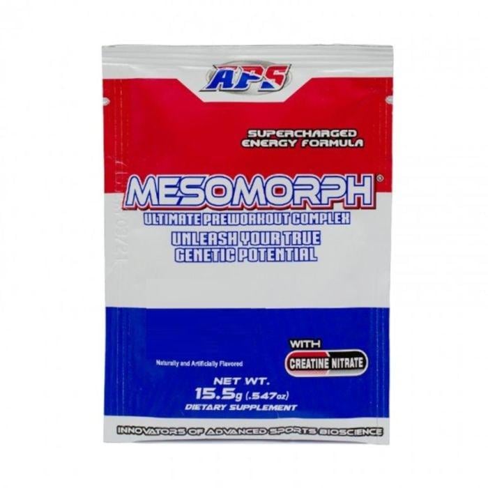Комплекс до тренировки Aps Mesomorph 388g ver4 (Geranium Extract) 15,5 g Snow Cone