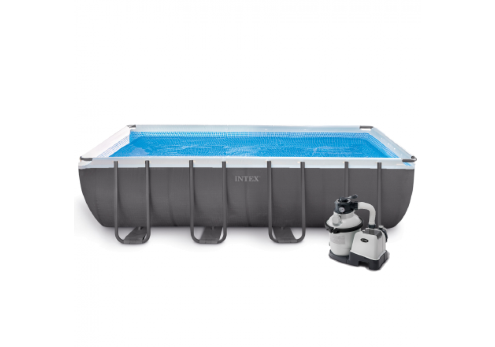 Бассейн каркасный Intex 26356 Ultra Frame Pool 549х274х132 см (26356) - фото 1 Бассейн каркасный Intex 26356 Ultra Frame Pool 549х274х132 см (26356) - фото 1