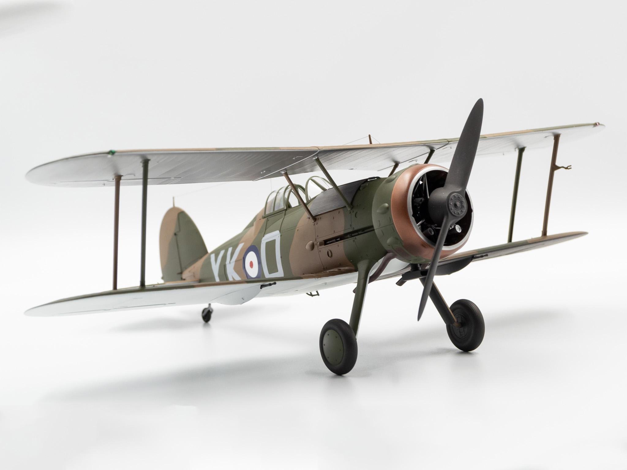 Збірна модель ICM Gloster Gladiator Mk.I британський винищувач 2СВ (32040) - фото 16