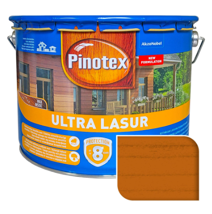 Средство деревозащитное Pinotex Ultra Lasur 10 л Орегон (5302659)