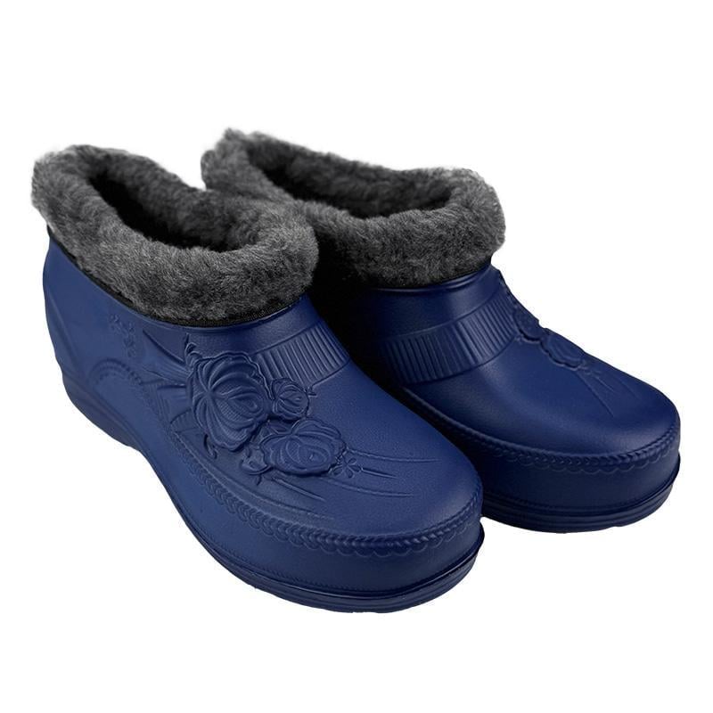 Галоши теплые широкие 1032 p. 38 24,5 см Синий