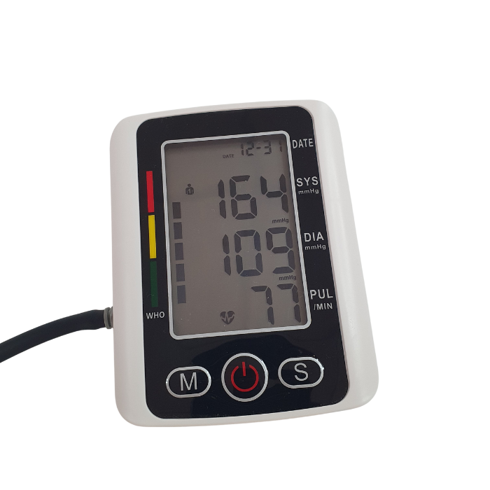 Тонометр плечевой Electronic Blood Pressure Monitor KM-210 автоматический с дисплеем (EBPM-01-White) - фото 5