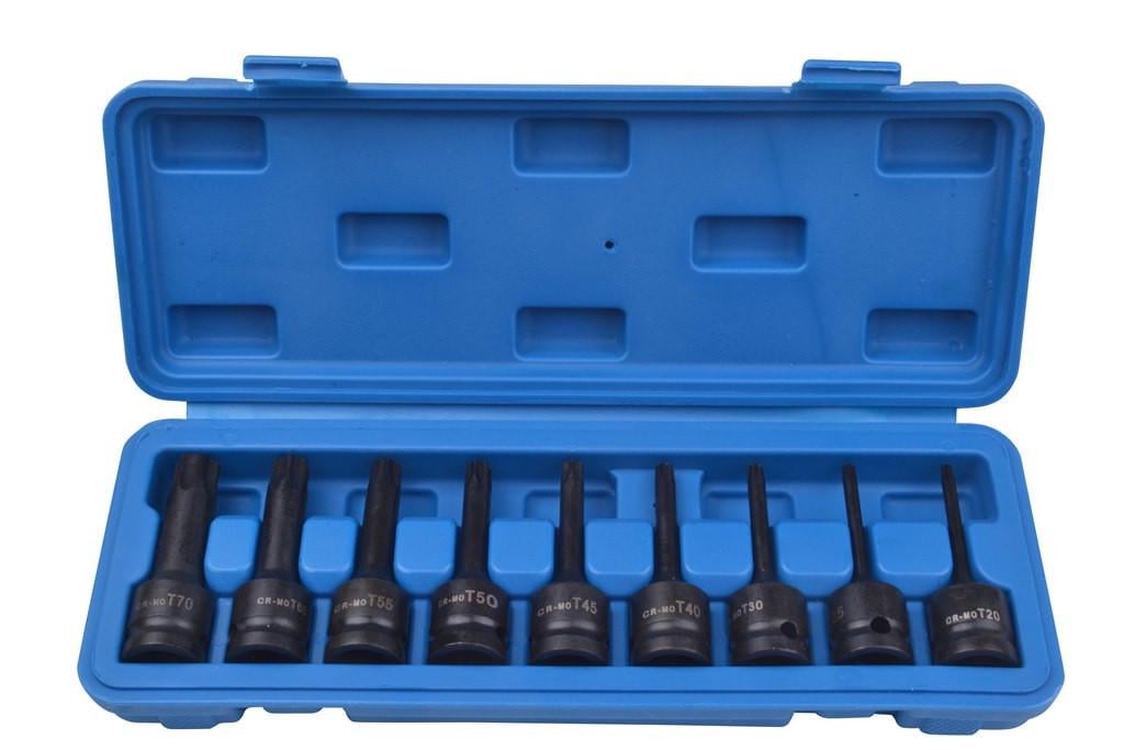 Набор ударных головок TORX T20-T70 1/2" (QS50009)