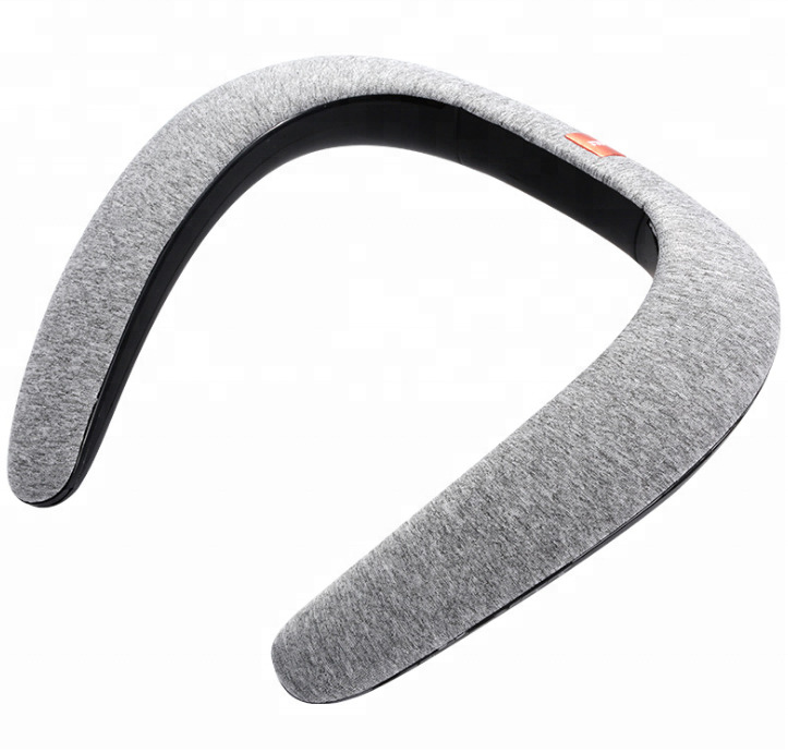 Беспроводная Bluetooth колонка SUNROZ J01 Neck Sport Speaker 1100mAh Серый (SUN1956)