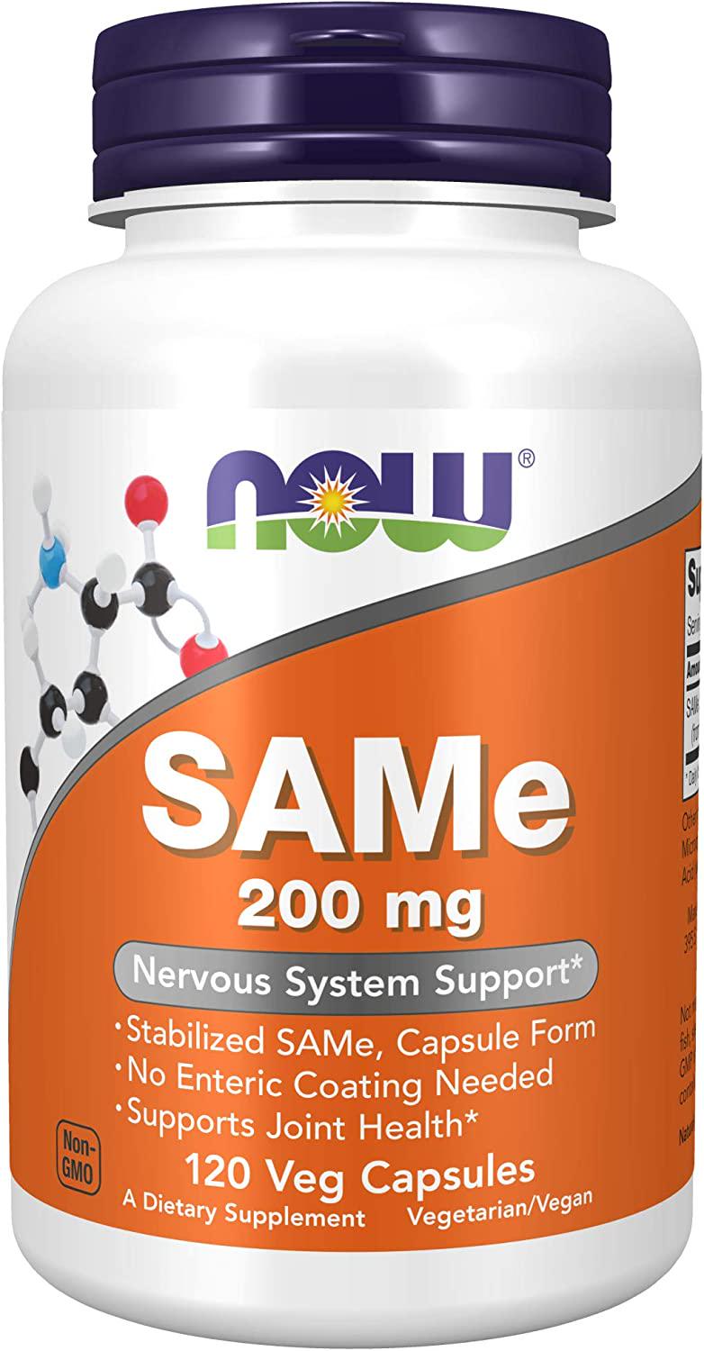 Аденозилметионин S Now SAMe Disulfate Tosylate 200 mg 120 Veg Capsules