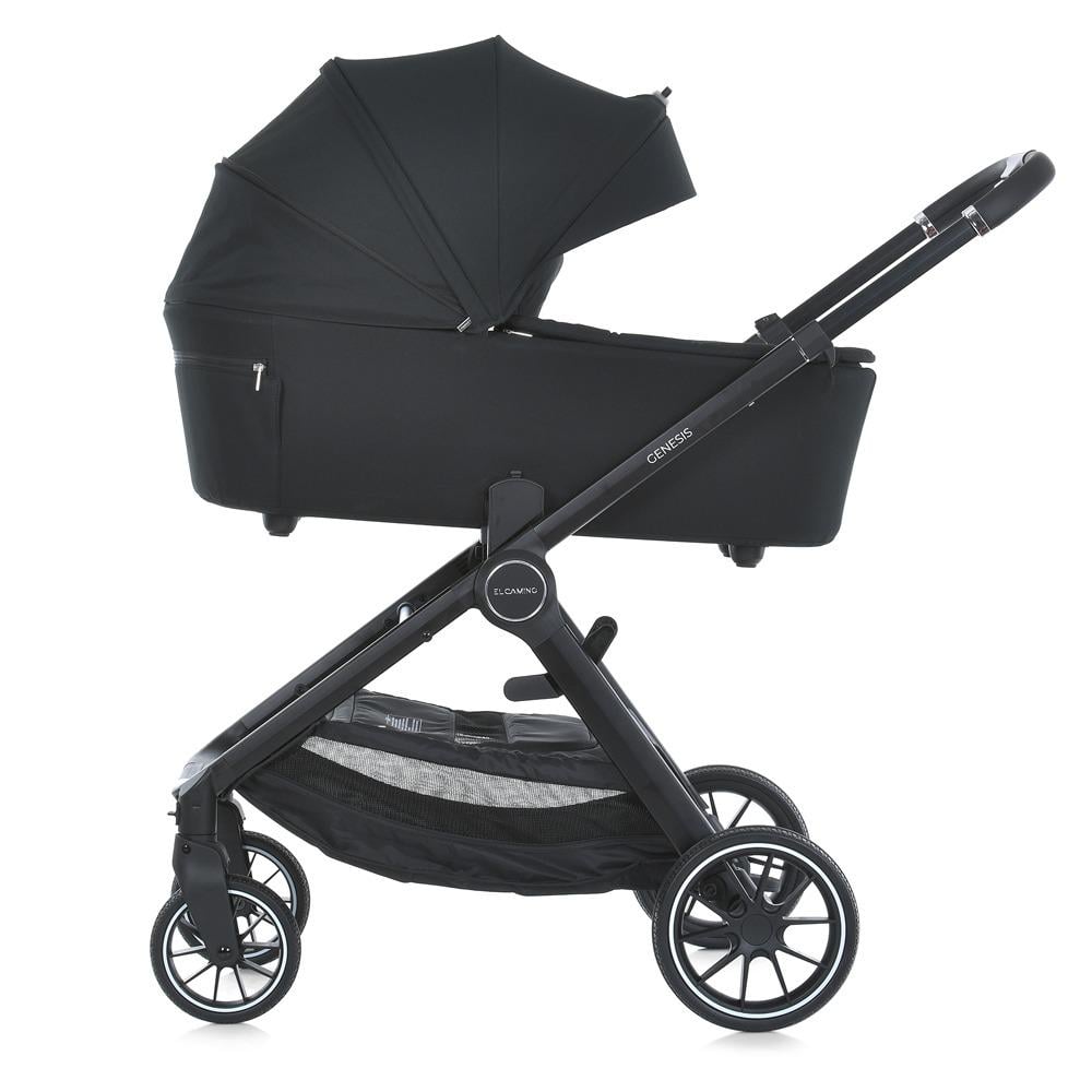 Коляска універсальна El Camino Jet Black ME 1126 GENESIS 2в1 - фото 12