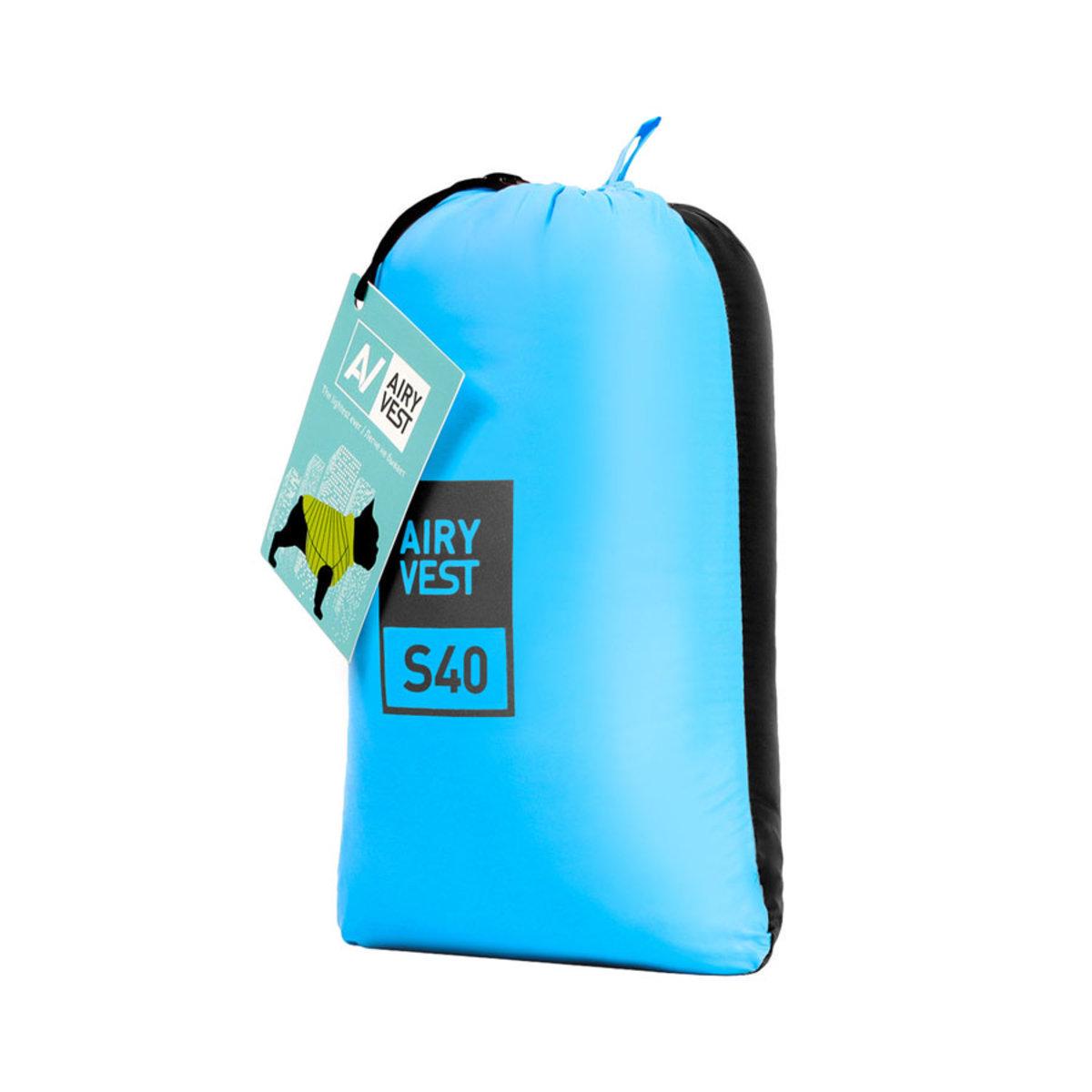 Курточка для собак AiryVest двостороння S 40 Чорно-блакитний (1618 Col) - фото 5