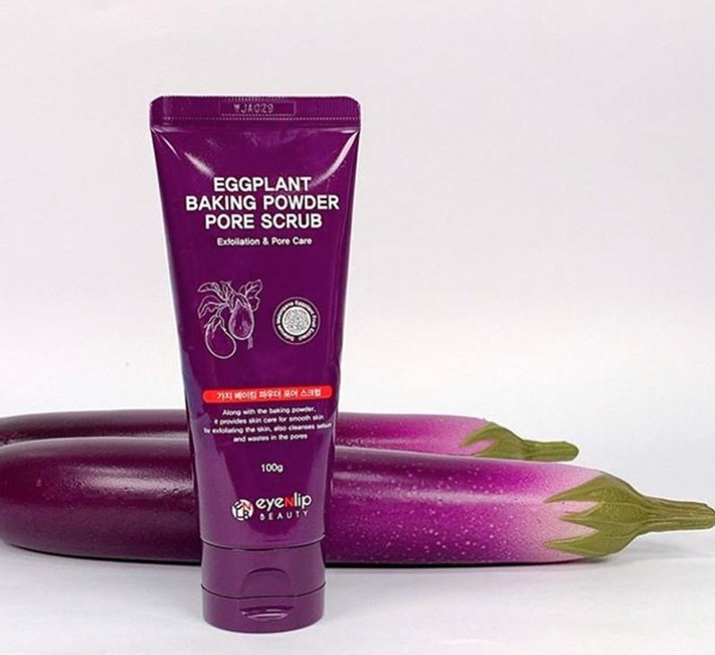 Скраб для лица Eyenlip Eggplant Baking Powder Pore Scrub 100 г (1000000000137) - фото 3