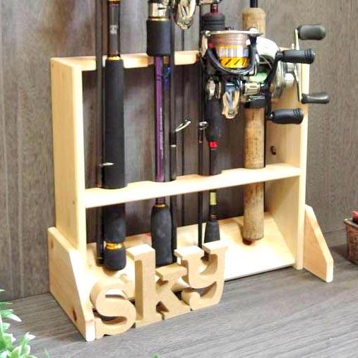 Органайзер для удочек из дерева Болонь 4 Бланже (РЫБ-041301)