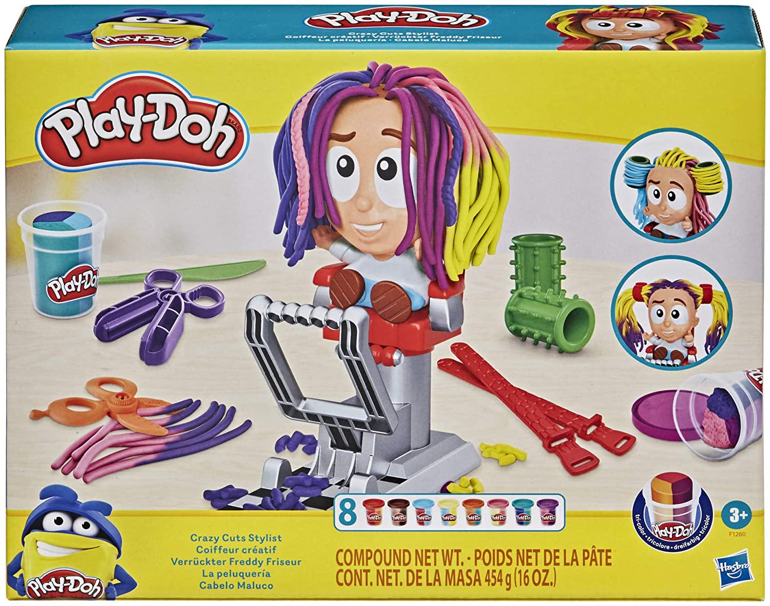 Игровой набор пластилина Play-Doh Crazy Cuts Stylist Hair Salon (F1260)