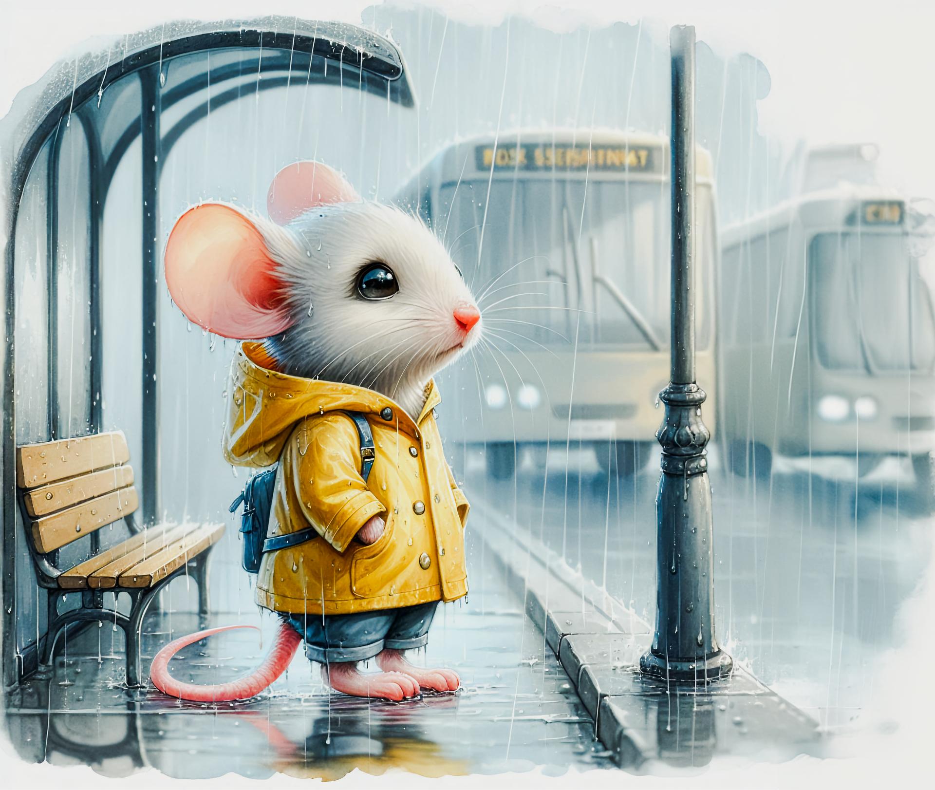 Пазл дерев'яний фігурний мишеня на зупинці А2 300+ ел.