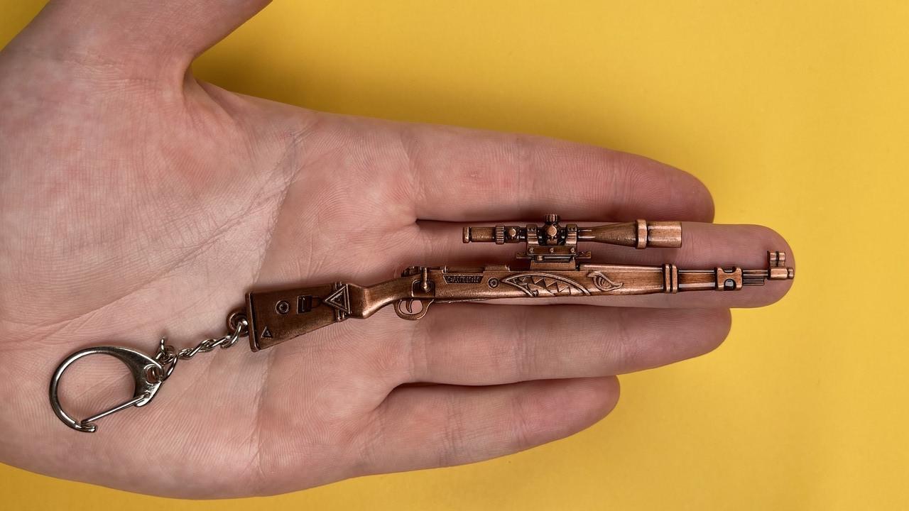 Брелок Pubg mobile Kar98 металл 12 см (1372410284) - фото 5