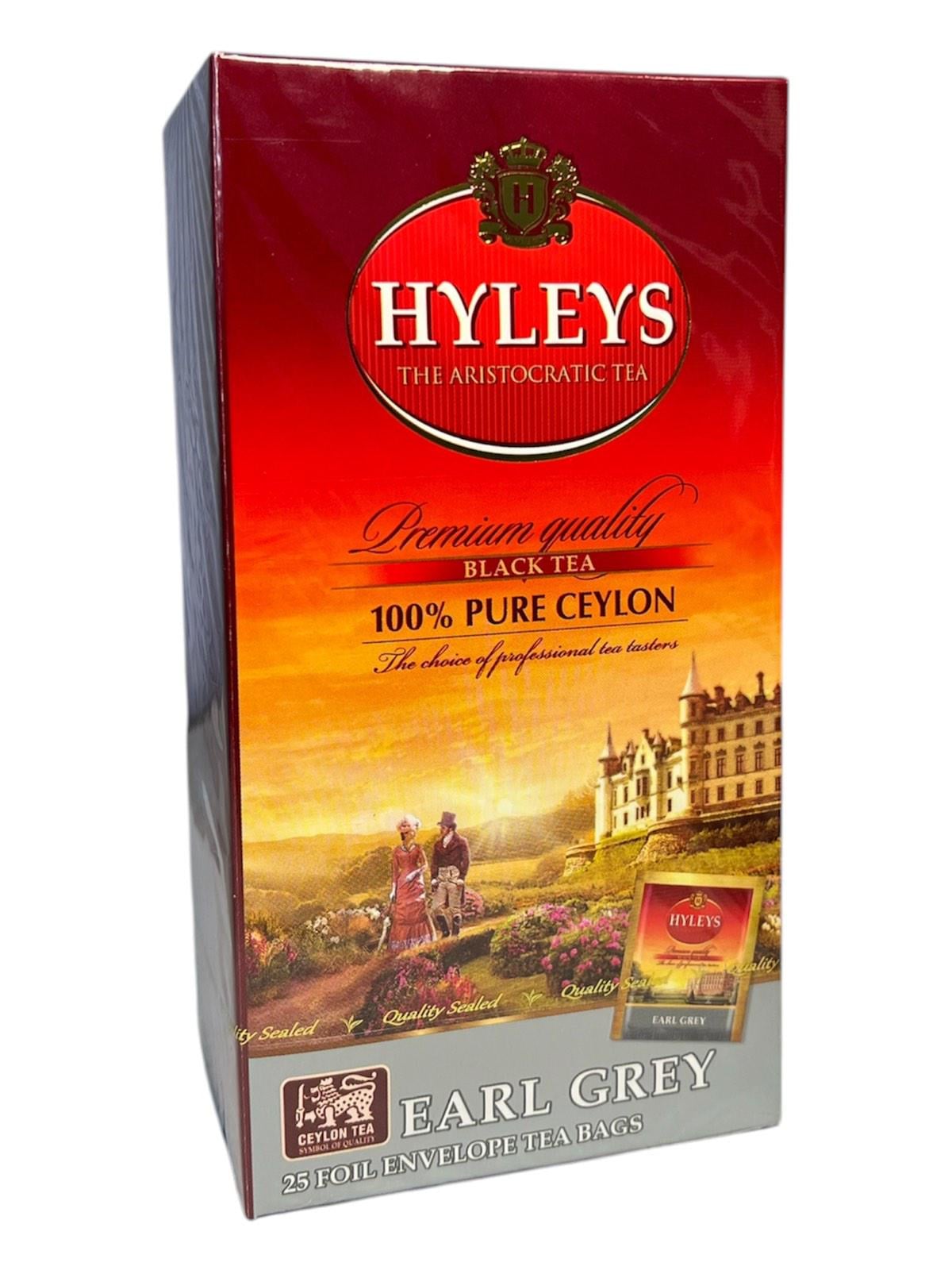 Чай Hyleys Эрл Грей с ароматом бергамота 25 пакетов из фольги (60589)